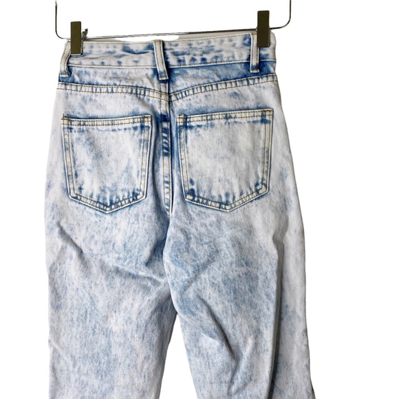 Adika High Rise Stone Wash Distressed Mom Boyfriend Jeans Revolve XS - Picture 6 of 7